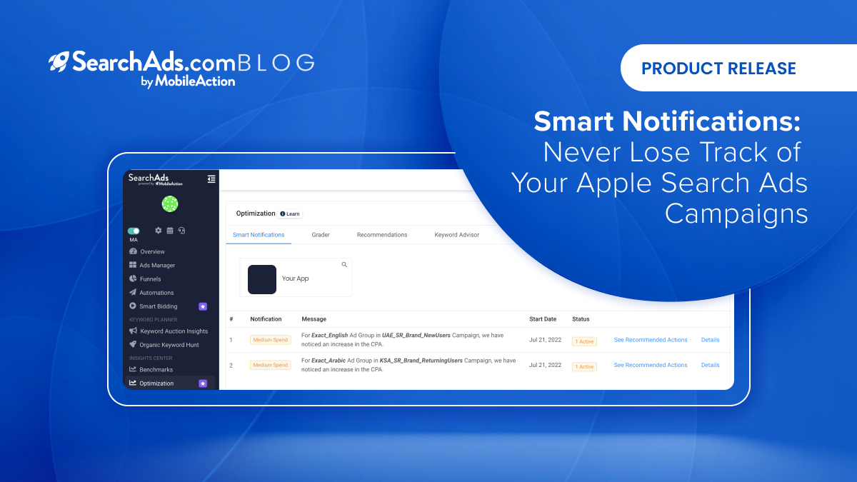 Smart Notifications: Never Lose Track of Your Apple Search Ads Campaigns